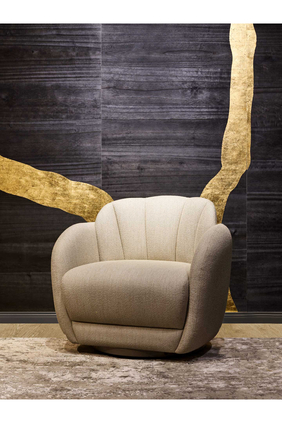 Gem Upholstered Swivel Chair